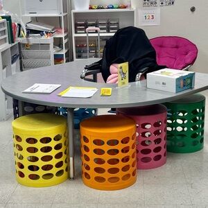 Circular Storage Bin/Seat